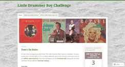 Desktop Screenshot of littledrummerboychallenge.com